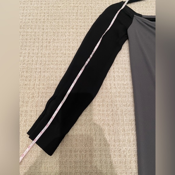 Yigal Azrouel one shoulder black/grey top, size 2 - Picture 5 of 9